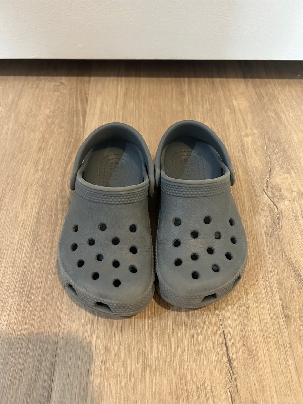 Crocs Kids Grey Casual Clog Shoes